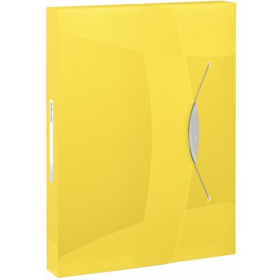Esselte Box na spisy s gumičkou VIVIDA - A4, žlutý – Zbozi.Blesk.cz