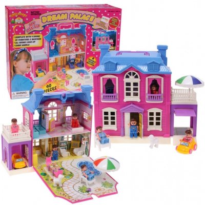 Doris Malplay rozkládací domeček pro panenky s nábytkem Dream Palace – Zboží Mobilmania