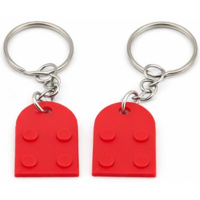 Přívěsek na klíče Kliksy Srdíčko Duo valentýnská pro páry limitovaná edice 3D tisk Red – Sleviste.cz