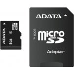 ADATA microSDHC 8 GB Class 4 AUSDH8GCL4-RA1 – Zbozi.Blesk.cz
