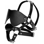 Hlavový postroj s maskou na oči a roubíkem Strict Eye Mask Harness with Ball Gag – Zbozi.Blesk.cz