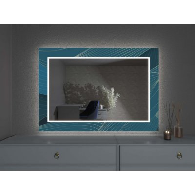 Artalo LED zrcadlo s dekorem D23 90 x 150 cm – Zboží Mobilmania