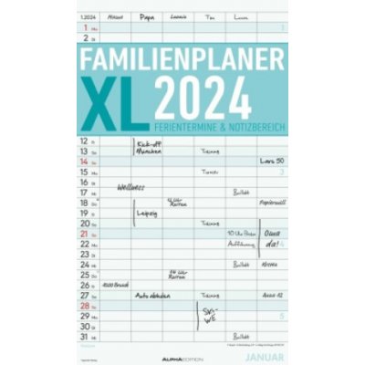 Familienplaner Xl Mit Spalten Familien Timer X Cm Offset Papier