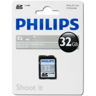 Philips SDHC 32 GB class 10 FM32SD45B – Zbozi.Blesk.cz