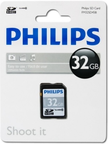 Philips SDHC 32 GB class 10 FM32SD45B
