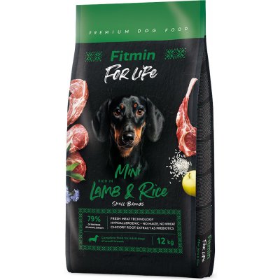 Fitmin Dog For Life Adult Mini Lamb & Rice 12 kg – Hledejceny.cz