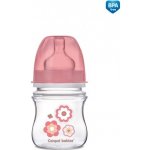 Canpol babies láhev se širokým hrdlem Newborn baby růžová 120ml – Zboží Dáma