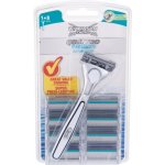 Wilkinson Sword Quattro Titanium Sensitive + 8 ks hlavic – Zboží Dáma