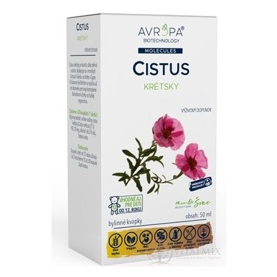 Avropa Cistus krétský bylinné kapky 50 ml – Hledejceny.cz