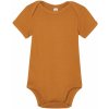 Kojenecké body Dětské body Babybugz Organic Baby Short světle hnědé