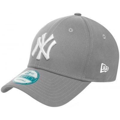 New Era 9FORTY MLB LEAGUE BASIC NEW YORK YANKEES šedá 10531940 – Zboží Dáma