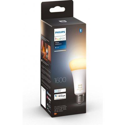 Philips LED žárovka E27 Hue 13W 100W White Ambiance 2200-6500K stmívatelná – Zboží Mobilmania