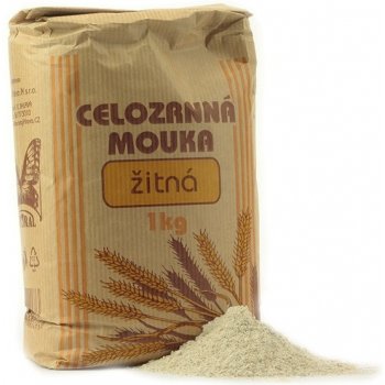 Natural Jihlava Celozrnná mouka žitná 1 kg