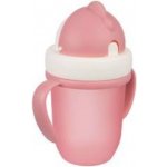 Canpol babies hrníček se silikonovou slámkou Matt růžový 210 ml – Zboží Dáma