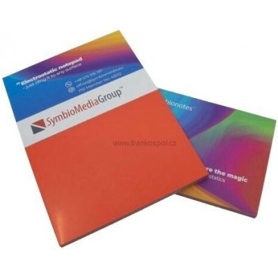 Elektrostatický bloček SYMBIONOTES, 70 x 100 mm, červený – Hledejceny.cz