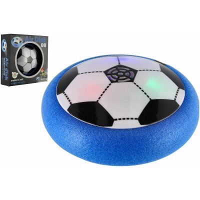 Teddies Air Disk fotbalový míč vznášející se plast 14cm na baterie se světlem v krabičce 20x20cm – Zbozi.Blesk.cz