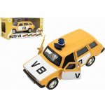 Teddies Policejní auto VB combi kov/plast 12cm na zpětné nat. na baterie se světlem zvukem v krab. 15x7x7cm – Hledejceny.cz