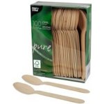 Papstar Lžičky dřevěné kávové Pure 11cm 1623 – Sleviste.cz