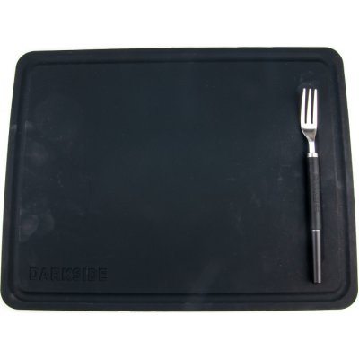 Darkside Podložka pro tabák Black s vidličkou – Zboží Mobilmania