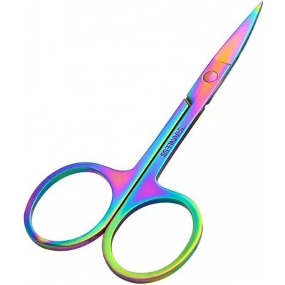 Surtep Nůžky na nehty manikúrní rovné 9 cm Duhová – Zboží Dáma