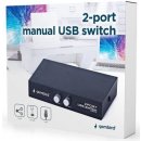 Datový přepínač Gembird DSU-21 Data switch manuální 2:1 USB