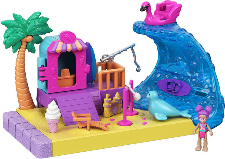 Mattel Polly Pocket Pollyville slunečná pláž