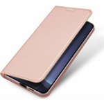 Dux Ducis wallet case SKIN PRO pro Xiaomi Redmi Note 14 4G, růžová – Sleviste.cz