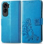 Vsechnonamobil ART FLOWERS Peněženkový kryt Honor 90 Lite 5G modrý 63164 – Zboží Živě