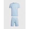 Pánské pyžamo Calvin Klein NM2428E CYA pánské pyžamo krátké modrošedé