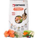 Ontario Cat Sterilised Salmon 6,5 kg – Zboží Dáma