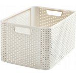 CURVER STYLE L úložný box 43,6 x 22,8 x 32,6 cm krémový 03616-885 – Zboží Dáma