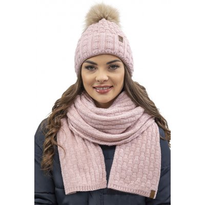 Vivisence čepice a šála 7015Kmpl růžová – Hledejceny.cz