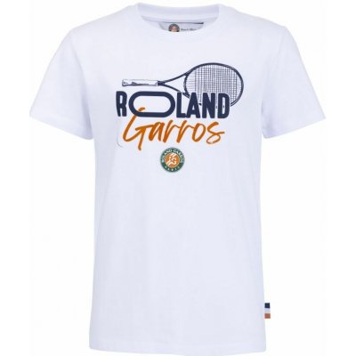 Chlapecká trička Roland Garros Kids Graphic white Bílá – Zboží Dáma