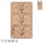 Orion Forma na pečení medvídci 30,3 cmx17,8 cm silikon 8592381255480 – Sleviste.cz
