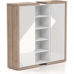 Solid Manažerská skříň 2 dvéřová, policová v jednom sloupci místo polic věšák, výška 187,6cm, délka 191,2cm – Zbozi.Blesk.cz