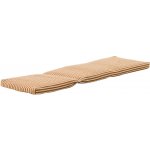 Kave Home Dirome Pruhovaný oranžovo-bílý 50 x 175 cm – Zboží Mobilmania