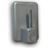Záclona Držák vitrážky šedý - samolepící - 1,5 x 2,5 cm