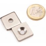 Ocelová základna pro magnet 20 × 20 v. 3 mm, M5 – Sleviste.cz