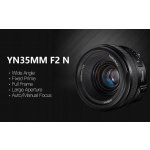Yongnuo YN 35 mm f/2,0 pro Nikon F – Sleviste.cz