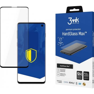 3mk HardGlass MAX Black pro Samsung Galaxy S10 SM-G973 - 5903108081368 – Zboží Živě