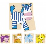 Goki První puzzle Divoká zvířátka 20 ks – Hledejceny.cz
