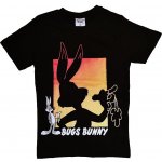 triko s kr. rukávem Looney tunes Bugs Bunny černá