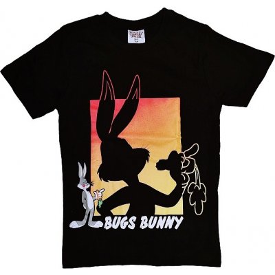 triko s kr. rukávem Looney tunes Bugs Bunny černá