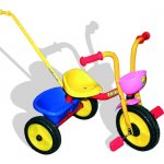 MERKUR STAVEBNICE BABY TRIKE S VODÍCÍ TYČÍ – Zboží Dáma