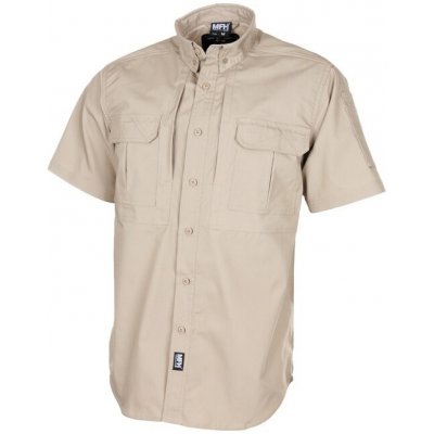 Tričko MFH Attack s teflonovou úpravou krátký rukáv khaki – Hledejceny.cz