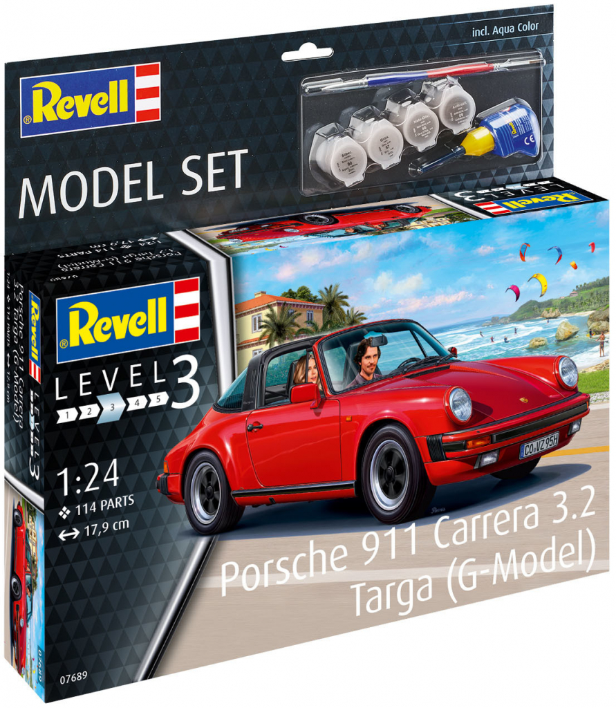 Revell Model Kit Porsche 911 Turbo Plastic 07179 1:24