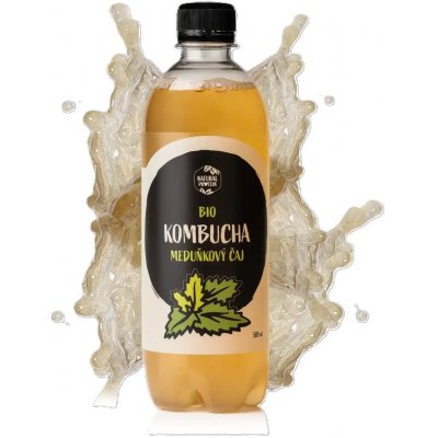 NaturalProtein Bio Kombucha meduňkový čaj 0,5 l – Hledejceny.cz