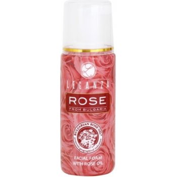 Leganza Rose osvěžující čistící pleťová pěna (Bulgarian Rose Oil) 100 ml