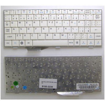 česká klávesnice Asus Eee 700 701 900 901 bílá CZ