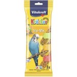 Vitakraft Kräcker tyčinky kiwi/sezam/pomeranč pro andulky 90 g – Zboží Dáma